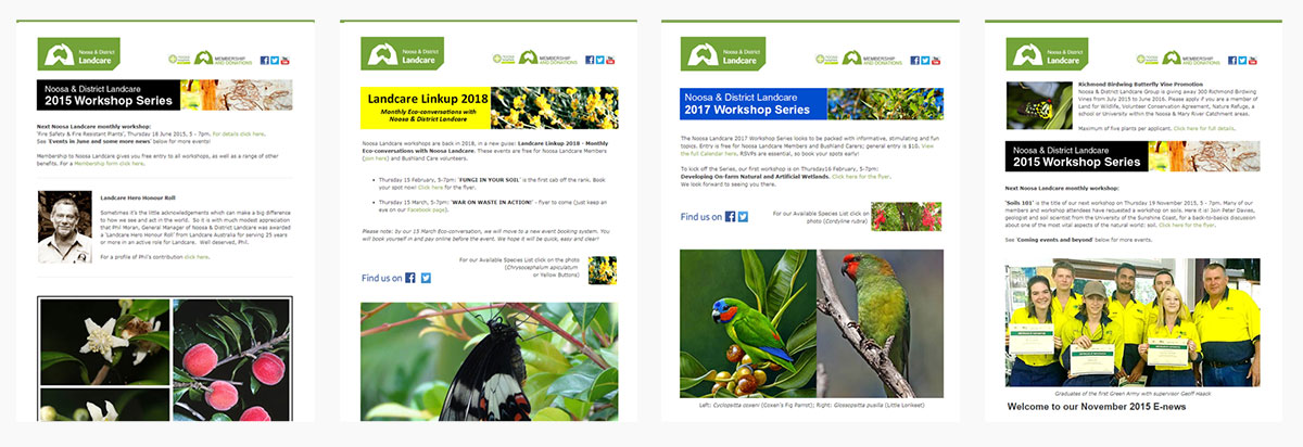 Email Campaign Noosa Landcare