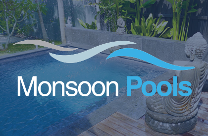 Monsoon Pools Logo Design