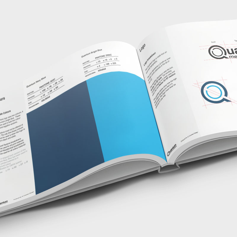 Branding Sunshine Coast brand guidelines for Quantum Medical Imaging