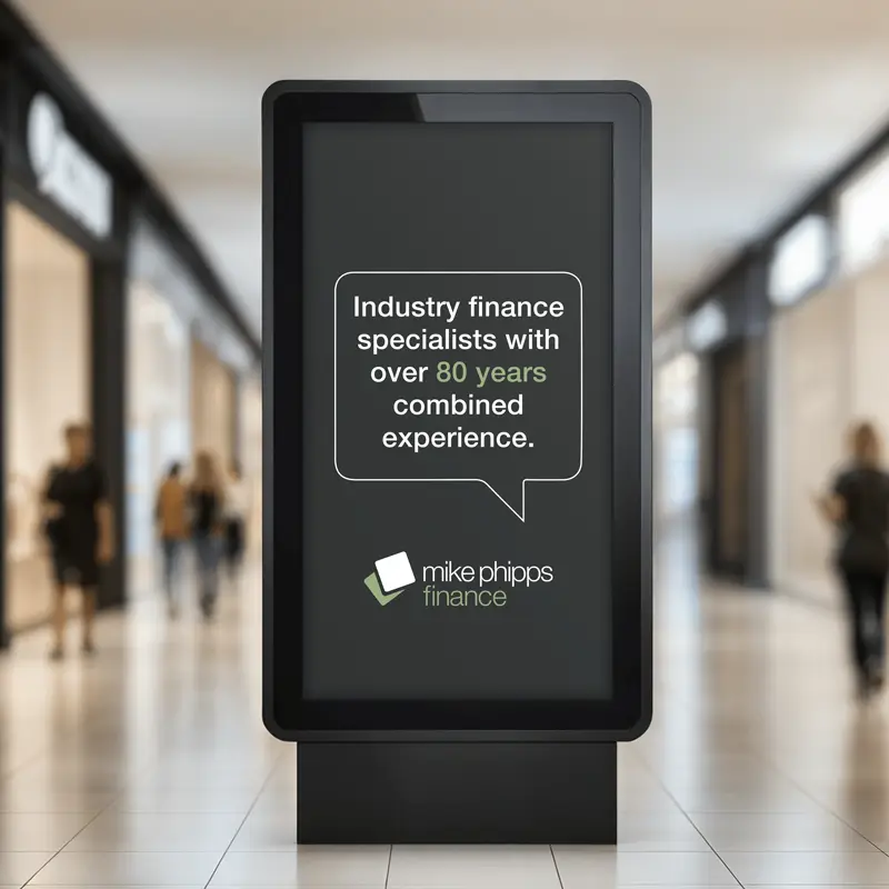 Digital advertising design for Mike Phipps Finance created by IC Creative Design