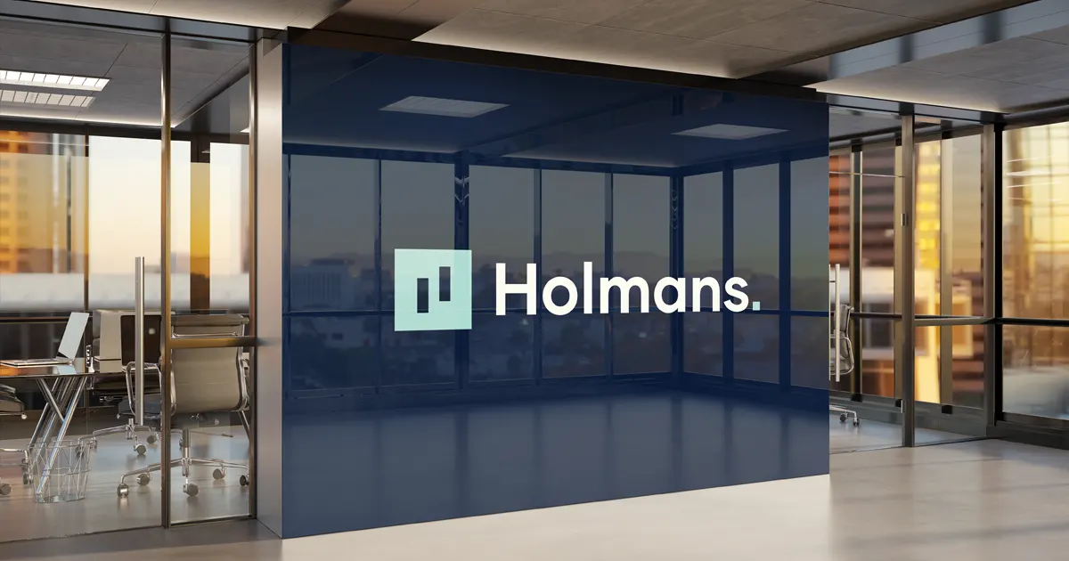 Accounting firm branding concept for office interior