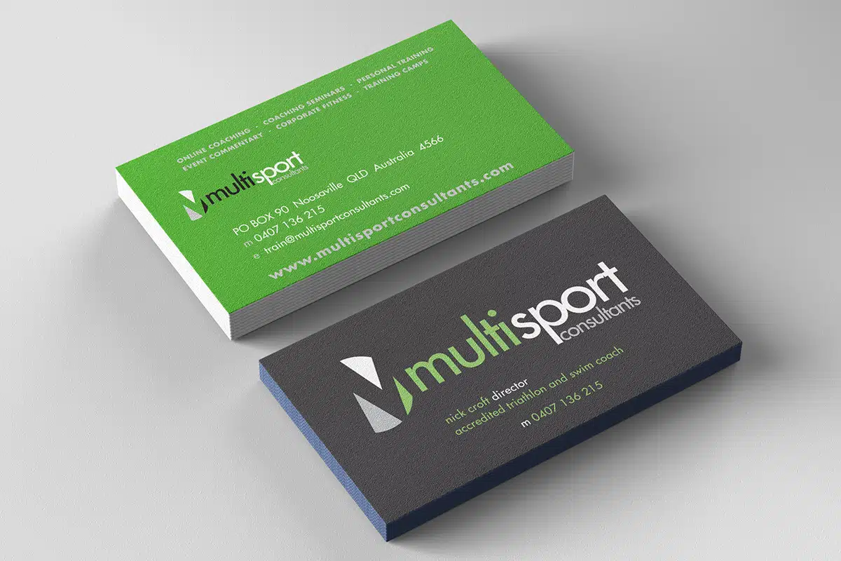 Multi Sport Consultants branding and business card design by IC Creative Design